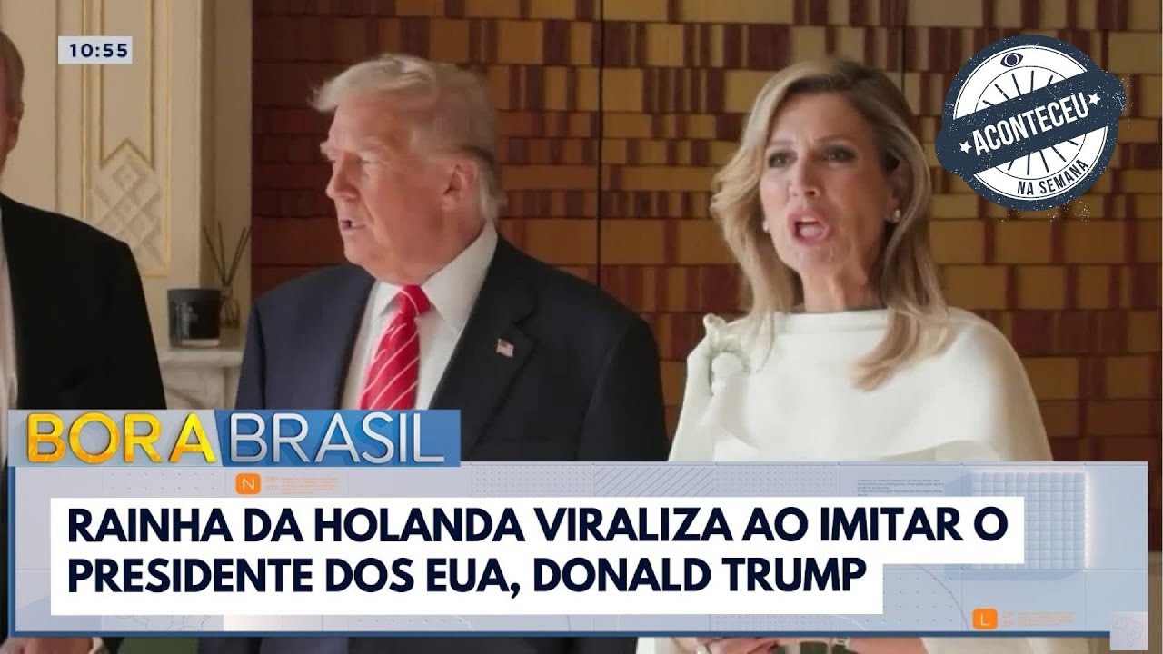 Aconteceu na Semana | Rainha da Holanda viraliza ao imitar Donald Trump