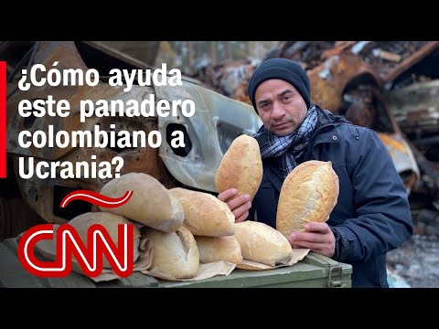 Un panadero colombiano viaja a Ucrania para ayudar a los afectados por la guerra