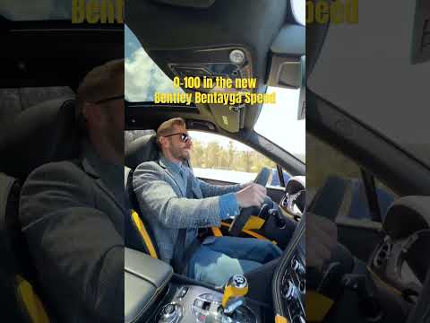 0-100 In the Bentley Bentayga Speed