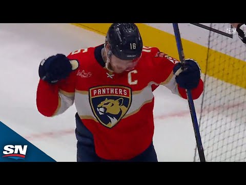 Panthers Aleksander Barkov Buries Home Loose Puck To Take Lead In Game 2