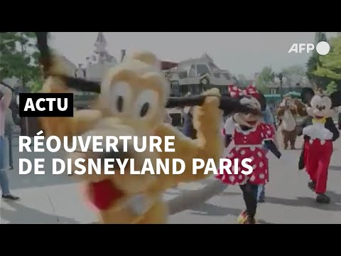 Réouverture de Disneyland Paris: la joie et le plaisir d'être là | AFP