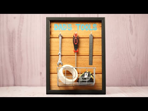 How to Build an Easy DIY Wooden Tool Organizer