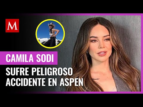 Camila Sodi se accidenta esquiando y sufre conmoción cerebral