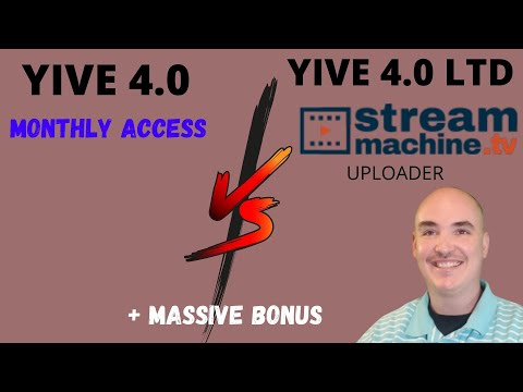 YIVE 4.0 monthly vs YIVE 4.0 LTD Stream Machine TV - YIVE STREAMMACHINE TV Lifetime Deal