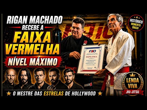 RIGAN MACHADO RECEBE A FAIXA VERMELHA