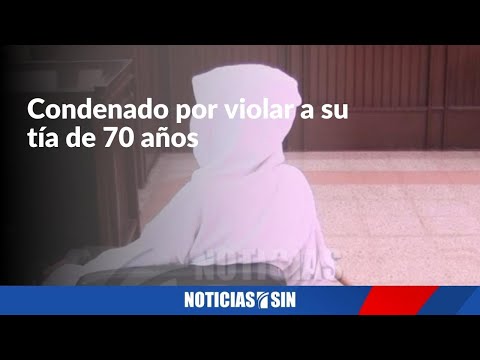 Condenado por violar a su tía de 70 años