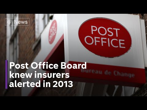 Post Office Board knew about Horizon system flaws and exclusive document show insurers were alerted