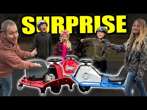 I Surprised My Kids with CRAZY CARTS for Christmas (Best Reaction Ever)