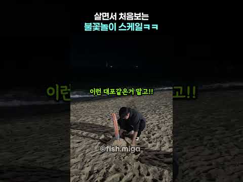 살면서 처음보는 <strong>불꽃놀이</strong> 스케일ㅋㅋ