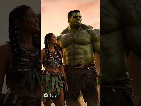 “When the Giant and the Jungle Girl Fought the Monsters of Earth 🌍🔥” #actionshorts #aishorts #shorts