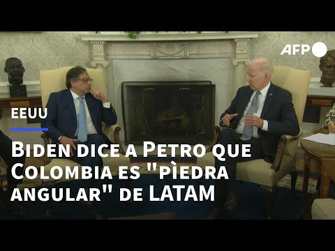 Biden dice a Petro que Colombia es una pìedra angular en América Latina | AFP