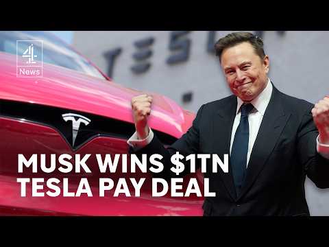 Tesla approves $1tn pay plan for Elon Musk