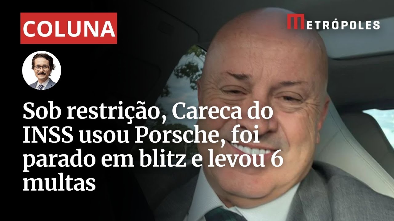 Careca usou carros de luxo sob restrição, levou 6 multas e foi parado em blitz