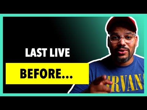 Last Live Stream Before....