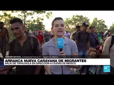 Informe desde Tapachula: caravana migrante hacia Ciudad de México denuncia retraso en solicitudes