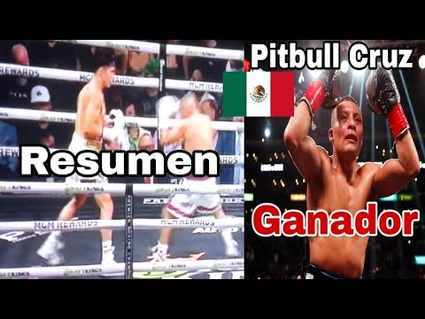 Resumen de la pelea Pitbull Cruz vs. Giovanni Cabrera, pelea completa, Figth Pitbull vs. Cabrera