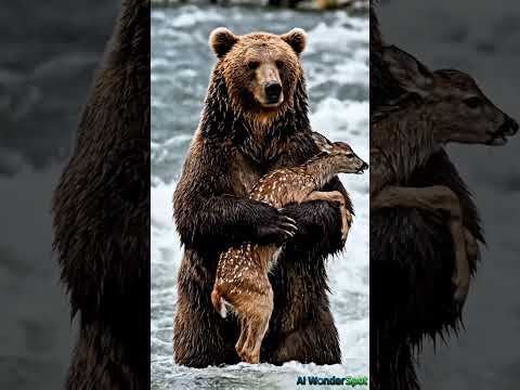 Rescue in the Bear’s Embrace #animals #babyanimal #cute