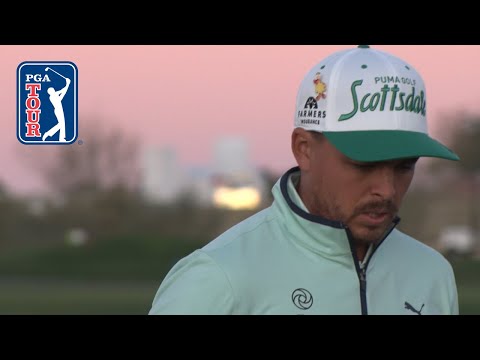 Rickie Fowler's range session at Waste Management Phoenix Open