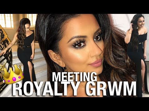 GET GLAM WITH ME: I MET ROYALTY !!! ?