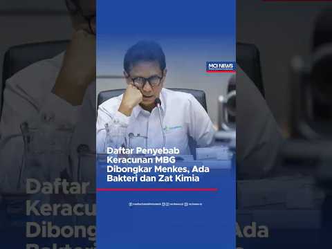 Video thumbnail Daftar Penyebab Keracunan MBG Dibongkar Menkes, Ada Bakteri dan Zat Kimia