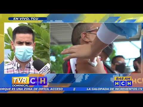 Viceministro de Salud: A nivel nacional estamos vacunando unos 45 mil hondureños diarios