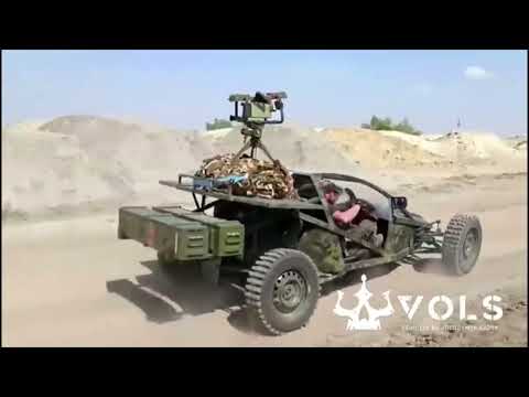 New combat buggy uses by Ukrainian army armed with Corsar anti-tank guided missile weapon system