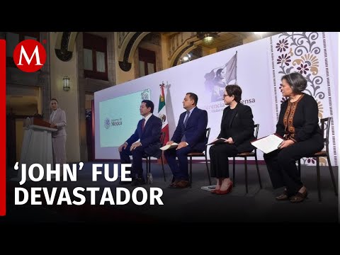 Más de 127 mil personas resultaron afectadas por huracán 'John': SSPC