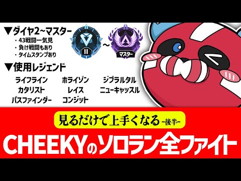 CHEEKYのソロランク全ファイトまとめ 後半 【シーズン23】【CHEEKY切り抜き】