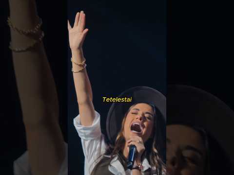 Jesus vive, Jesus reina… 🎵 ouçam muito “Tetelestai” #IsadoraPompeo #Shorts #Gospel