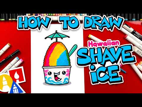 How To Draw A Cute Hawaiian Shave Ice