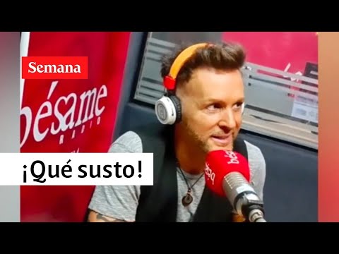 Temblor en Cúcuta: así fue el tremendo susto del cantante Axel mientras daba una entrevista en vivo