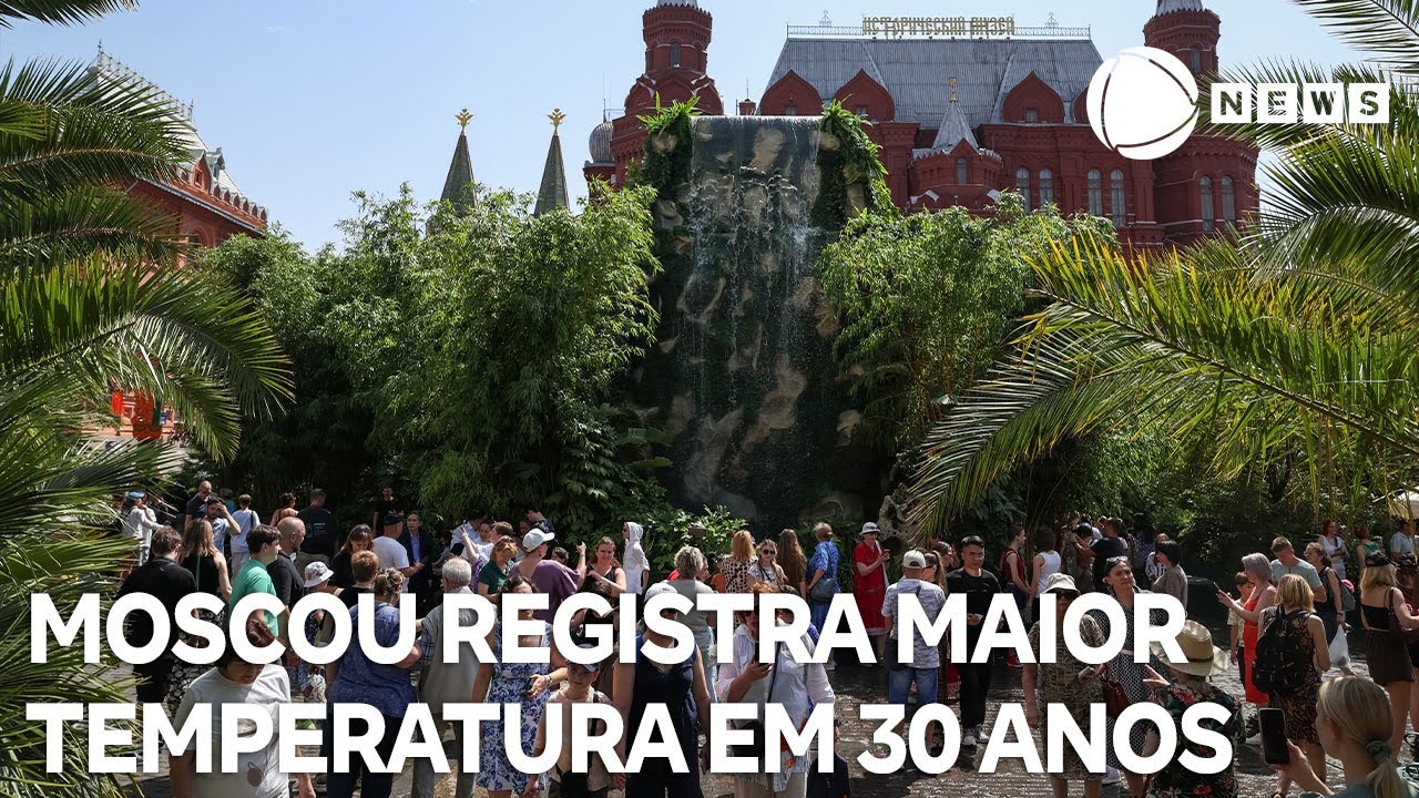 Moscou registra maior temperatura em quase 30 anos