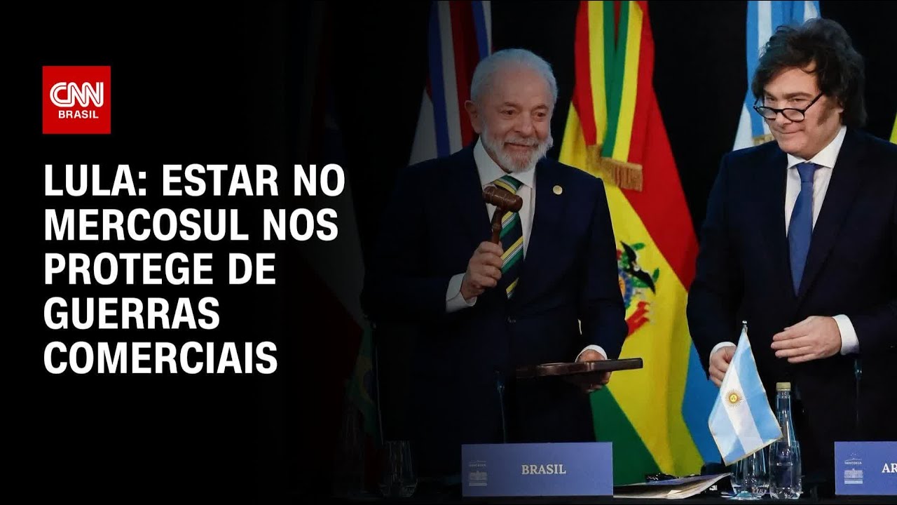 Estar no Mercosul nos protege diz Lula sobre guerras comerciais | CNN 360º