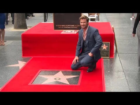 Chris Hemsworth gets a star on the Hollywood Walk of Fame