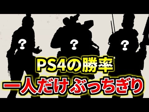 何故か『PS4だけで勝率がぶっちぎりで1位』のレジェンドがいる件 | Apex Legends