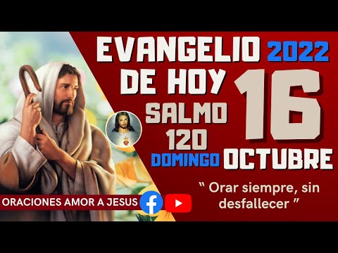 Evangelio de Hoy Domingo 16 de Octubre 2022 SALMO 120 “ Orar siempre, sin desfallecer ”