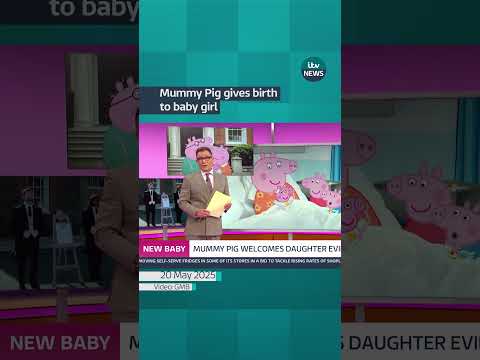 Mummy Pig gives birth to baby girl | ITV News