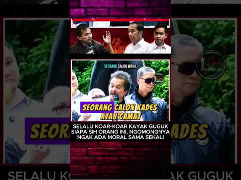 SELALU KOAR-KOAR DI PUBLIK! SIAPA SIH SEBENARNYA ORANG INI?