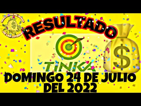 RESULTADOS TINKA DOMINGO  24 DE JULIO DEL 2022S/15,469,160 LOTERÍA DE PERÚ