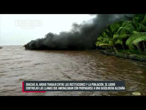Dos embarcaciones terminan quemadas en Bluefields - Nicaragua