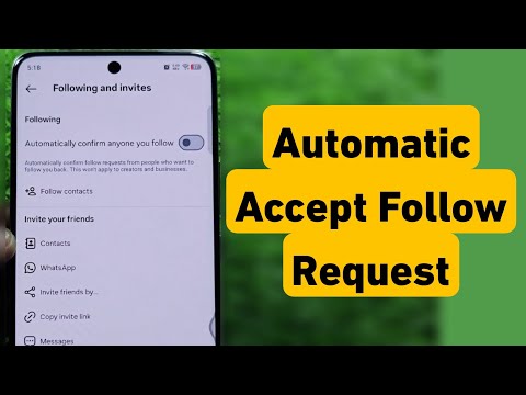 How To Automatically Accept Follow Request On Instagram | Instagram Me Auto Follow Request Accept