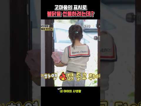 고마움의 표시로 불닭을 대접하려는 도남매? #내아이의사생활 #02hby