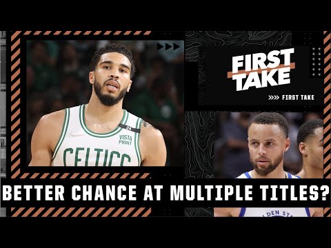 Warriors or Celtics: Who has the better chance at winning multiple titles? | First Take video clip