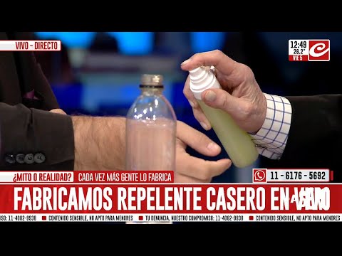 Alerta dengue: Chiche Gelblung mostró cómo hacer repelente casero