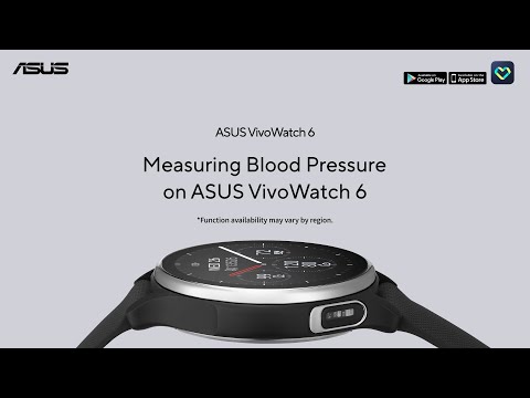 Measuring blood pressure on ASUS VivoWatch 6