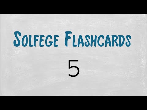 Solfege Flashcards: Set 5