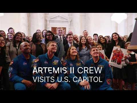 NASA’s Artemis II Crew Visits the U.S. Capitol