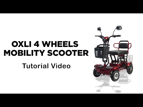 Oxli Mobility Scooter l Tutorial Video