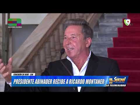 Presidente Luis Abinader recibe a Ricardo Montaner | El Show del Mediodía