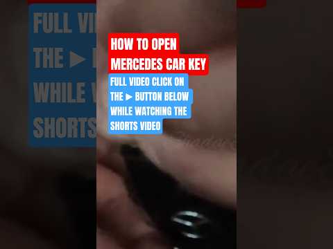how to open mercedes key battery  REPLACE MERCEDES BENZ CAR KEY BATTERY CHANGE REPLACE A CLASS KEY